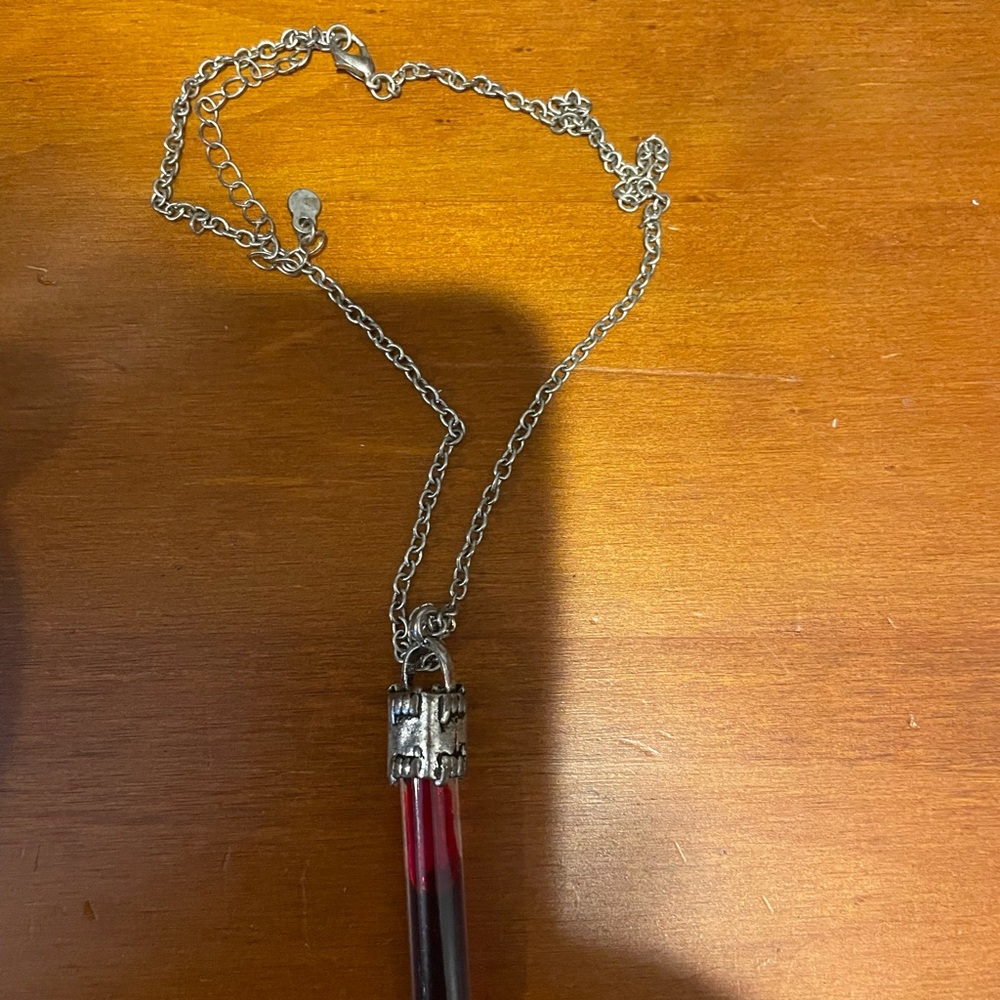 Blood Vial Necklace